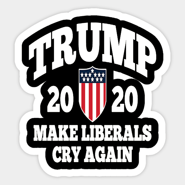 Trump 2020 - Fuck Your Feelings Sticker by HTTC